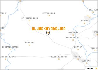 map of Glubokaya Dolina