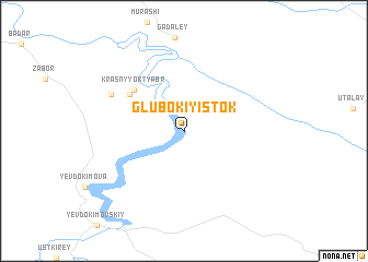 map of Glubokiy Istok