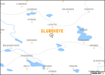 map of Glubokoye