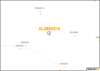 map of Glubokoye