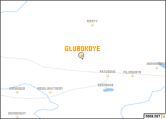 map of Glubokoye
