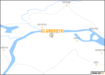 map of Glubokoye