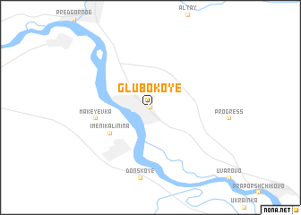 map of Glubokoye