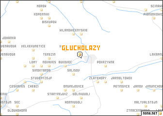 map of Głuchołazy