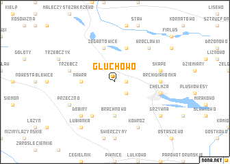 map of Głuchowo