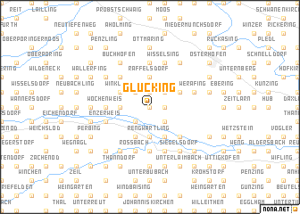 map of Glucking