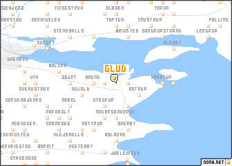 map of Glud