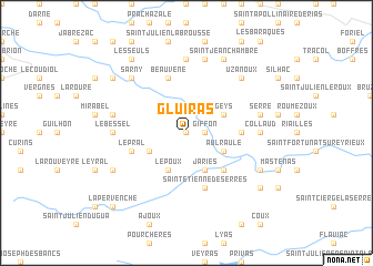 map of Gluiras