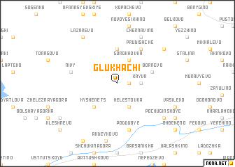 map of Glukhachi