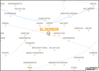 map of Glukhova