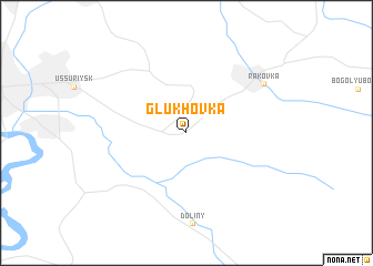 map of Glukhovka