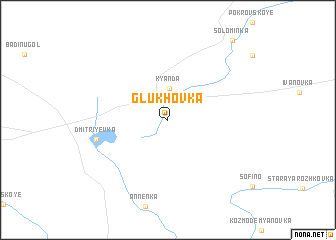 map of Glukhovka