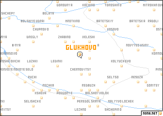 map of Glukhovo