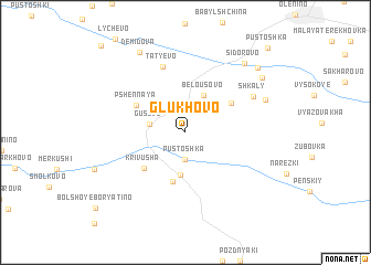 map of Glukhovo