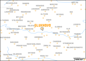 map of Glukhovo