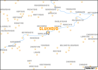 map of Glukhovo