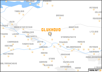 map of Glukhovo