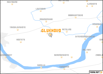 map of Glukhovo