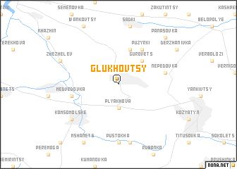 map of Glukhovtsy