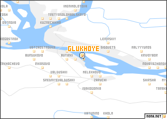 map of Glukhoye