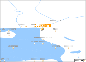 map of Glukhoye