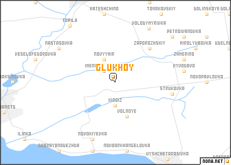 map of Glukhoy