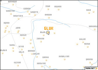 map of Glūk