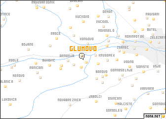 map of Glumovo