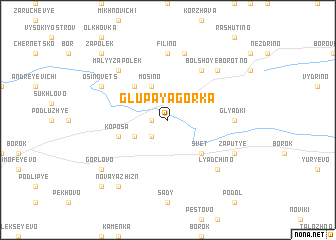 map of Glupaya Gorka