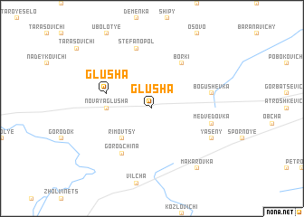 map of Glusha