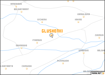 map of Glushenki