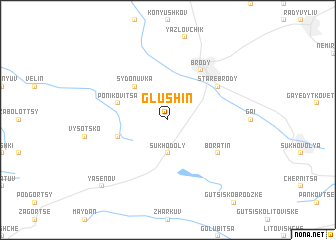 map of Glushin