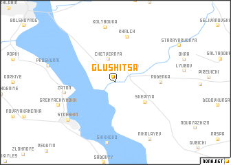 map of Glushitsa