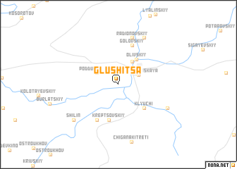 map of Glushitsa