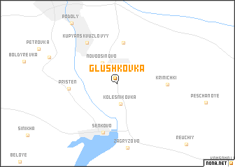 map of Glushkovka