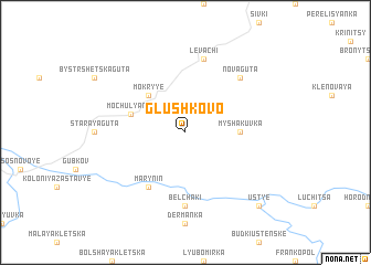 map of Glushkovo