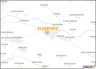 map of Glushkovo
