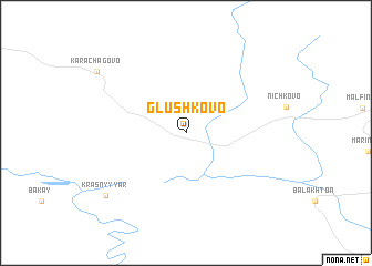 map of Glushkovo