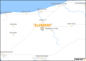 map of Glushkov