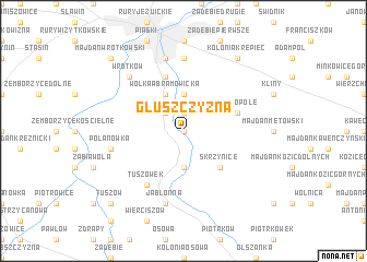 map of Głuszczyzna