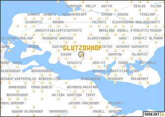 map of Glutzow Hof