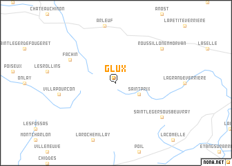 map of Glux