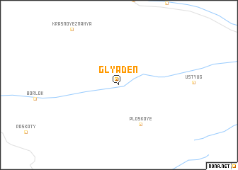 map of Glyaden