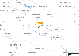 map of Glyadki