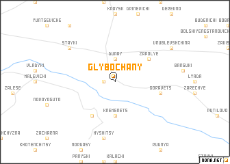 map of Glybochany