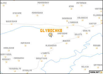 map of Glybochka