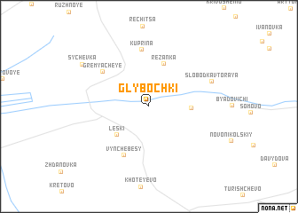 map of Glybochki