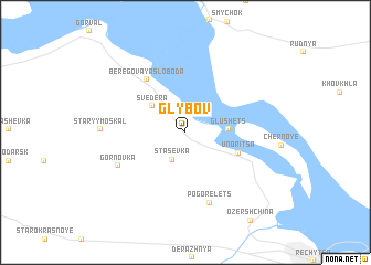 map of Glybov