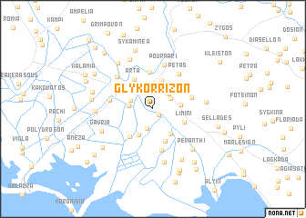 map of Glykórrizon