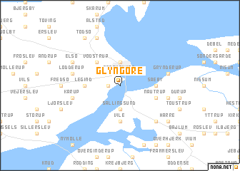 map of Glyngøre